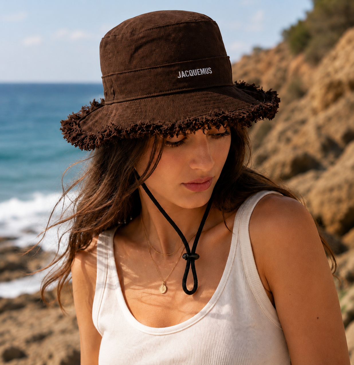Frayed Edge Bucket Hat