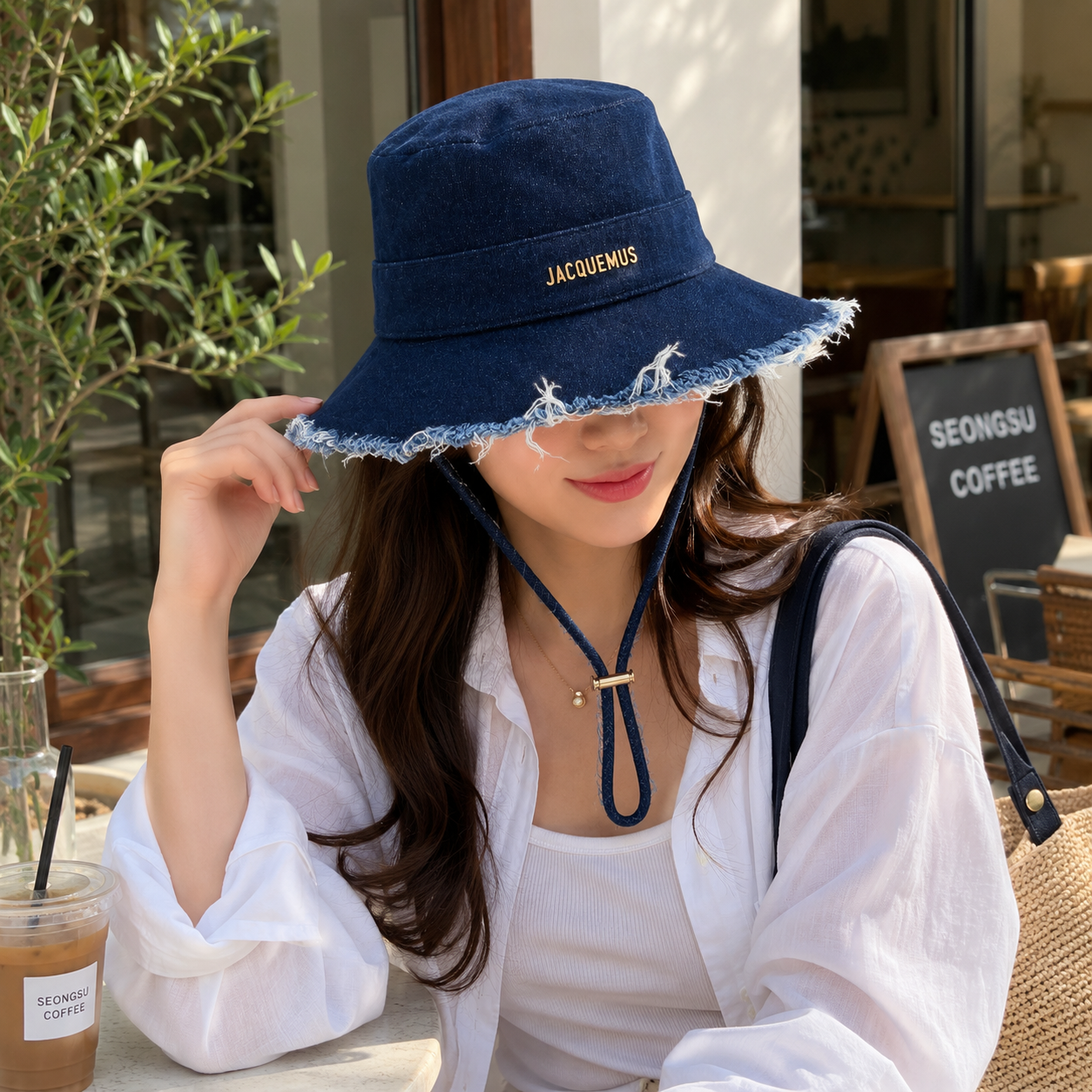 Frayed Edge Bucket Hat