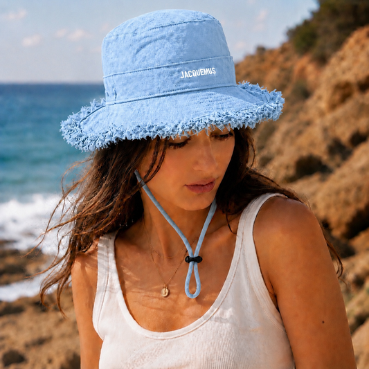 Frayed Edge Bucket Hat